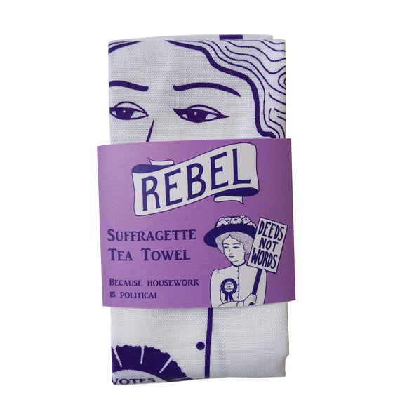 Tea Towel Rebel Suffragette