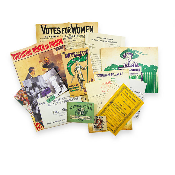 Memorabilia Pack Suffragettes