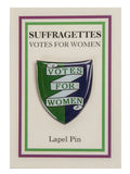 Pin Votes for Women Shield