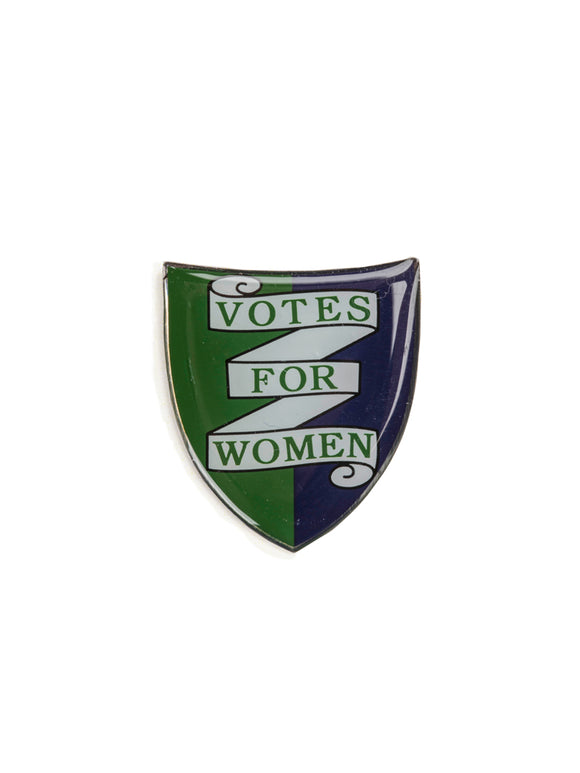 Pin Votes for Women Shield