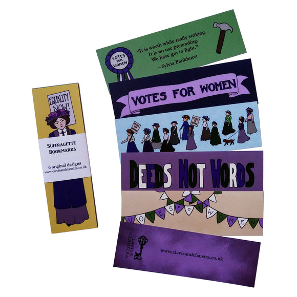 Bookmarks Set Suffragette