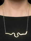 Necklace River Brass