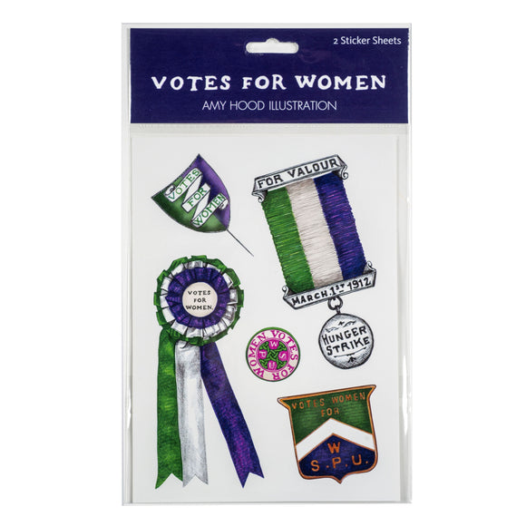 Sticker Pack Votes for Women Pattern