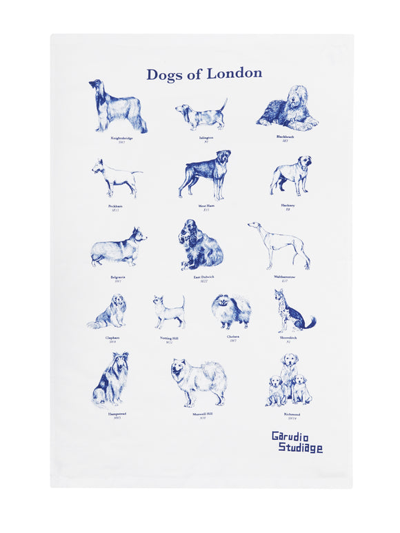 Tea Towel Dogs of London